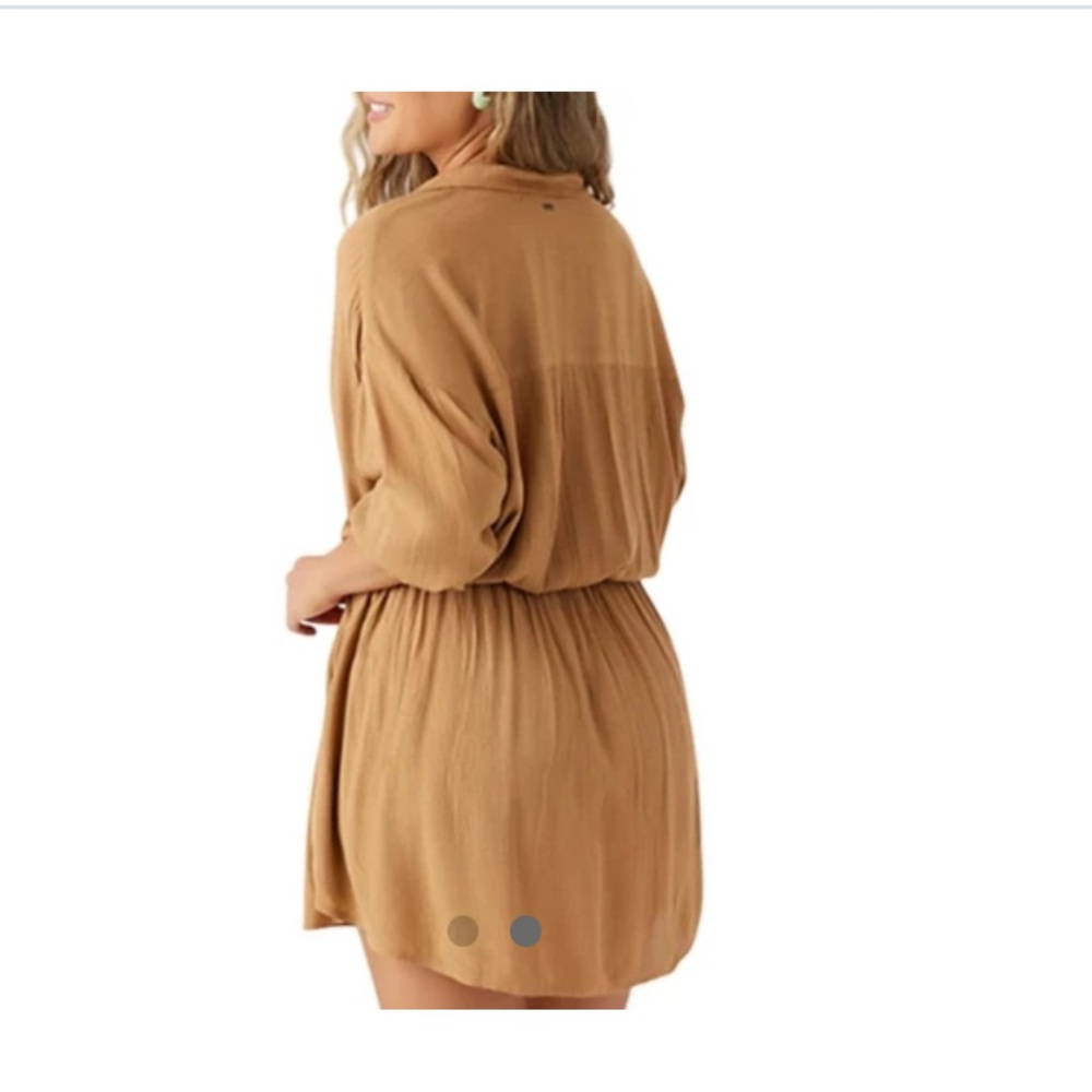 O’Neill Button-Up Dress/cover up women’s Medium NWT - Picture 2 of 3